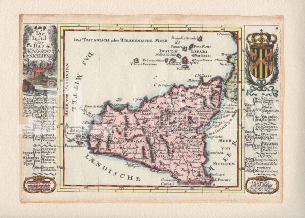 Mappa Sicilia Gabriel Bodenehr