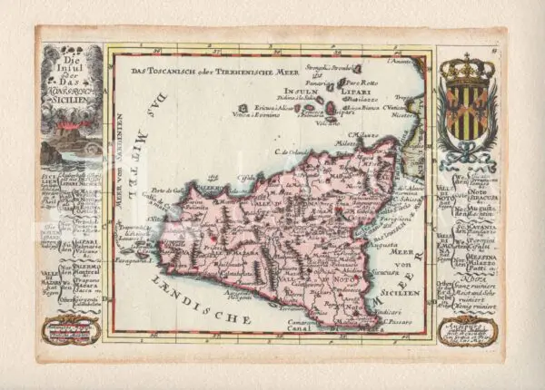 Mappa Sicilia Gabriel Bodenehr