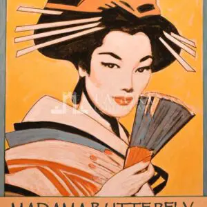 Madama Butterfly Vintage Sketch – Giuseppe Bacci