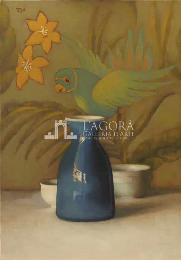 Blue vase