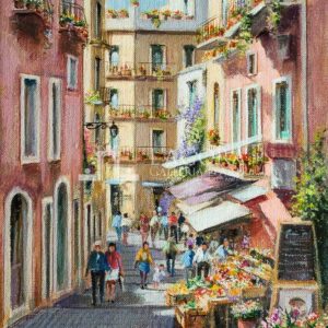 Via Naumachie, Taormina by Mario Irace