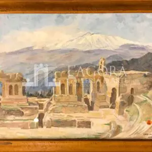 Etna from Taormina di Enid Marjorie Vale