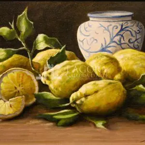 Lemons, still life by Mario Irace
