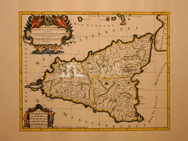 Mappa Sicilia Jaillot