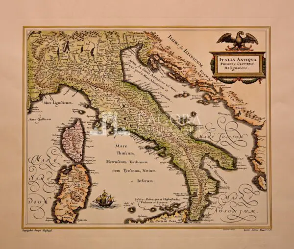 Mappa Italia Cluverio