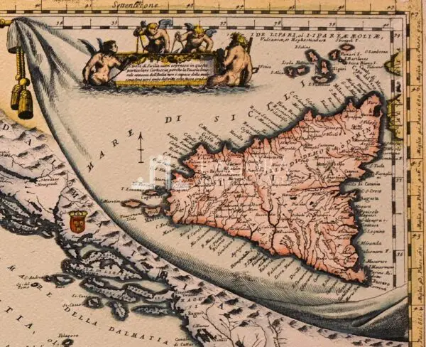 Mappa Italia Coronelli - immagine 3