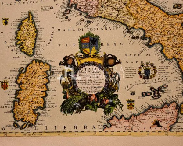 Mappa Italia Coronelli - immagine 2