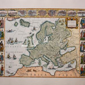 Mappa Europa Blaeu