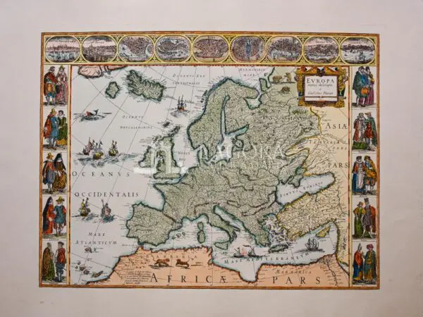Map of Europe by Blaeu