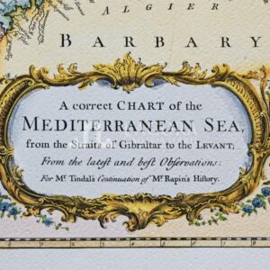 Carta nautica del Mediterraneo