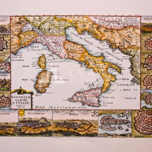 Map of Italy by de Lafeuille