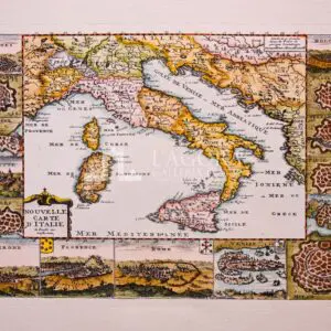 Map of Italy by de Lafeuille