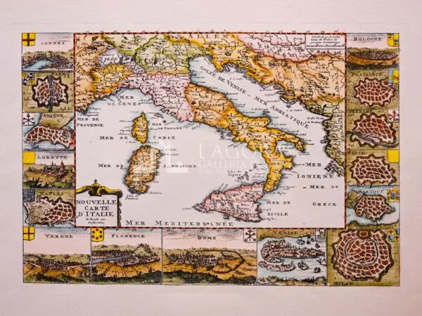 Mappa dell' Italia de La Feuille