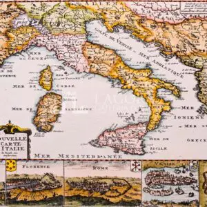 Mappa dell’ Italia de La Feuille