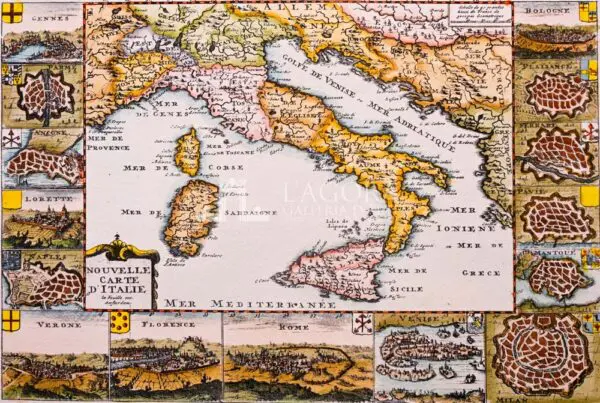 Mappa dell' Italia de La Feuille - immagine 2