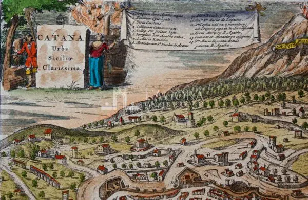 Veduta a volo d'uccello della città di Catania (repro) - immagine 2
