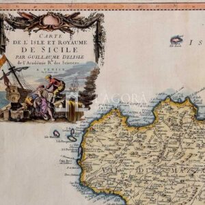 Carte de l’Isle et Royaume de Sicile – Santini