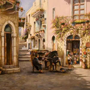 Old Taormina by Mario Irace