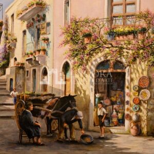 Old Taormina by Mario Irace
