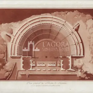 Planimetria del Teatro di Taormina Jean Houël 1