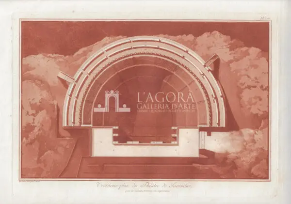 Planimetria del Teatro di Taormina Jean Houël 2