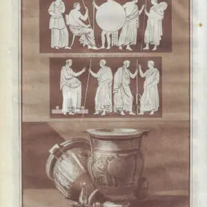 Antico vaso in terracotta, Jean Houël