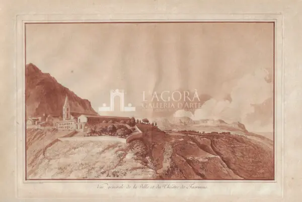 View of Taormina and the Theater by Jean Houël