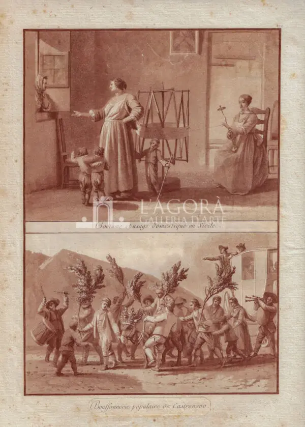 Costume ed usanza domestica in Sicilia / Buffoneria popolare di Castronuovo