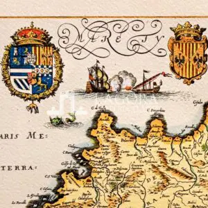 Map of Sicily by Merian
