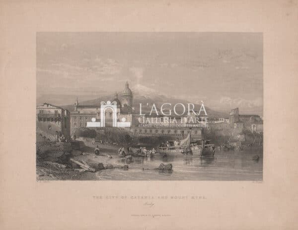 The City of Catania And Mount Etna