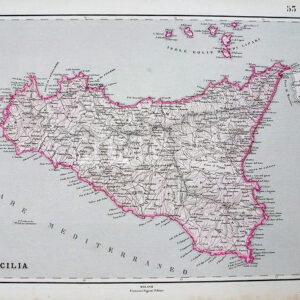 Mappa Sicilia di Francesco Pagnoni