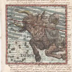 I 12 Segni zodiacali su carta manoscritta
