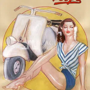 Vintage Sketches Vespa Faro basso – Giuseppe Bacci (Copia)