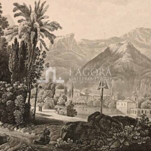 Vue Du Counvent Des Capucins a Taormine – G. De La Salle