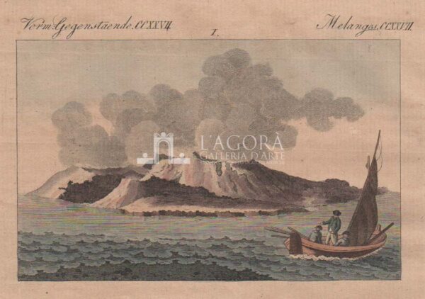 Veduta doppia dell' Isola di Vulcano, Bertuch - immagine 4