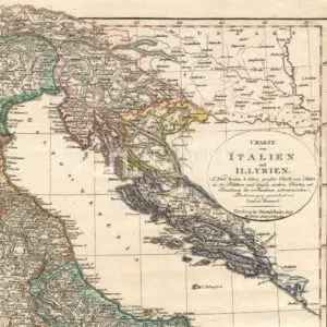 CHARTE VON ITALIEN UND ILLYRIEN NACH BACLER D’ALBES