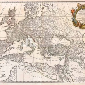 Romani Imperii occidentis scilicet et orientis, Tabula geographica ex Schoedis Sansoniani desumpta