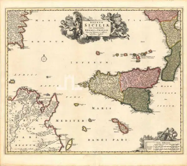 Regnum Siciliae - Nicolas Visscher
