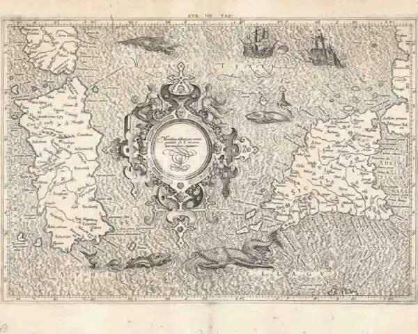 Mappa Sicilia Tolomeo 1578