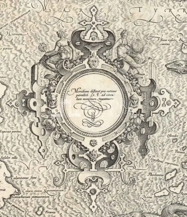 Mappa Sicilia Tolomeo 1578 - Image 2