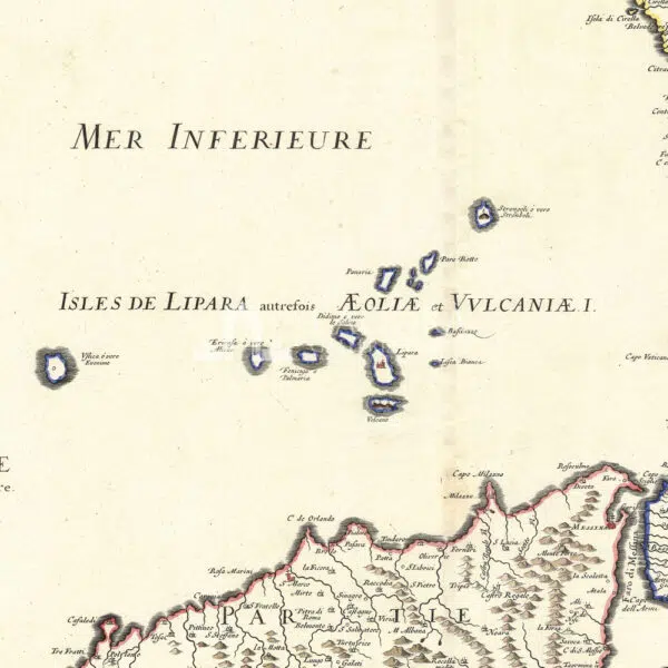 Mappa Isole Eolie