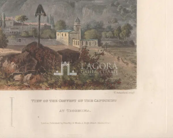 View of the Convents of the Capuchins at Taormina - immagine 3