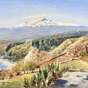 Etna vista da Taormina, Giovanni Geleng