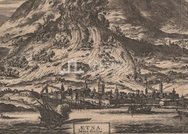 Volcano Etna, 1726 Aetna Mons Siciliae - Image 2