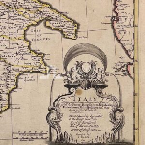 Italy Distinguished according to the Extent, 1721