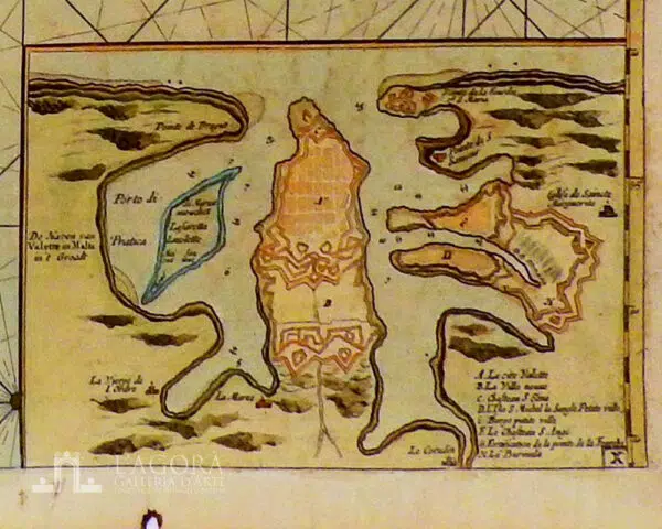 Nieuwe Paskaert van de Zee Kusten van't Eylandt Sicilia en de tegen over Geleegende Kusten van Barbaria Tusschen C. Bona en I. Zerby