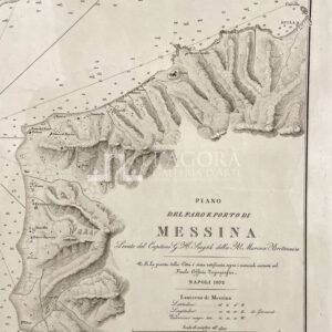 Plan of the faro or strait of Messina