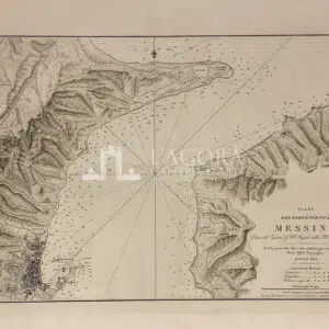 Plan of the faro or strait of Messina