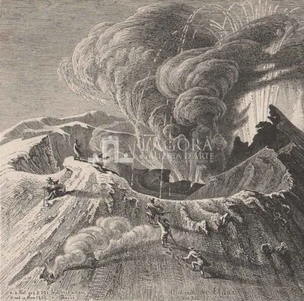 Ausbruch des Ätna im Jahre 1838/39 - Image 2