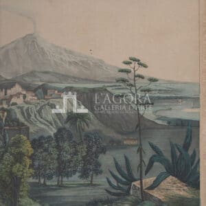 Ansicht Des Aetna von Taormina Guckkastenbilder